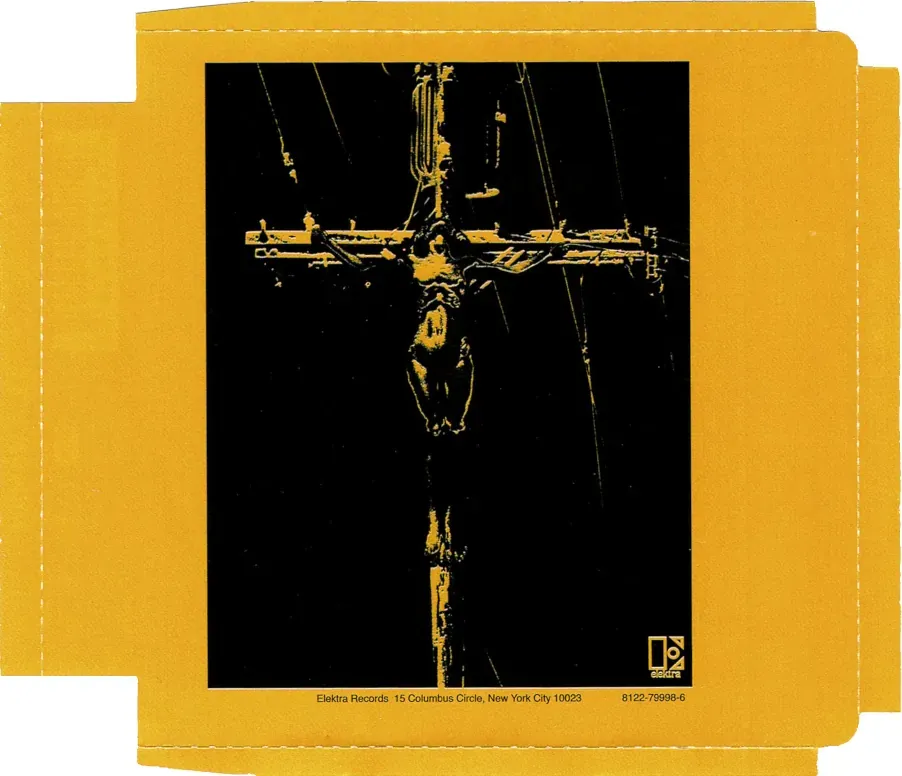 Contraportada interior del álbum L.A. Woman de The Doors