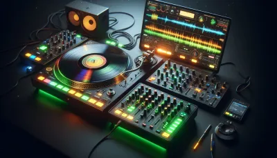 Sistema Híbrido: Giradiscos + UMC404HD + Mixxx en Linux