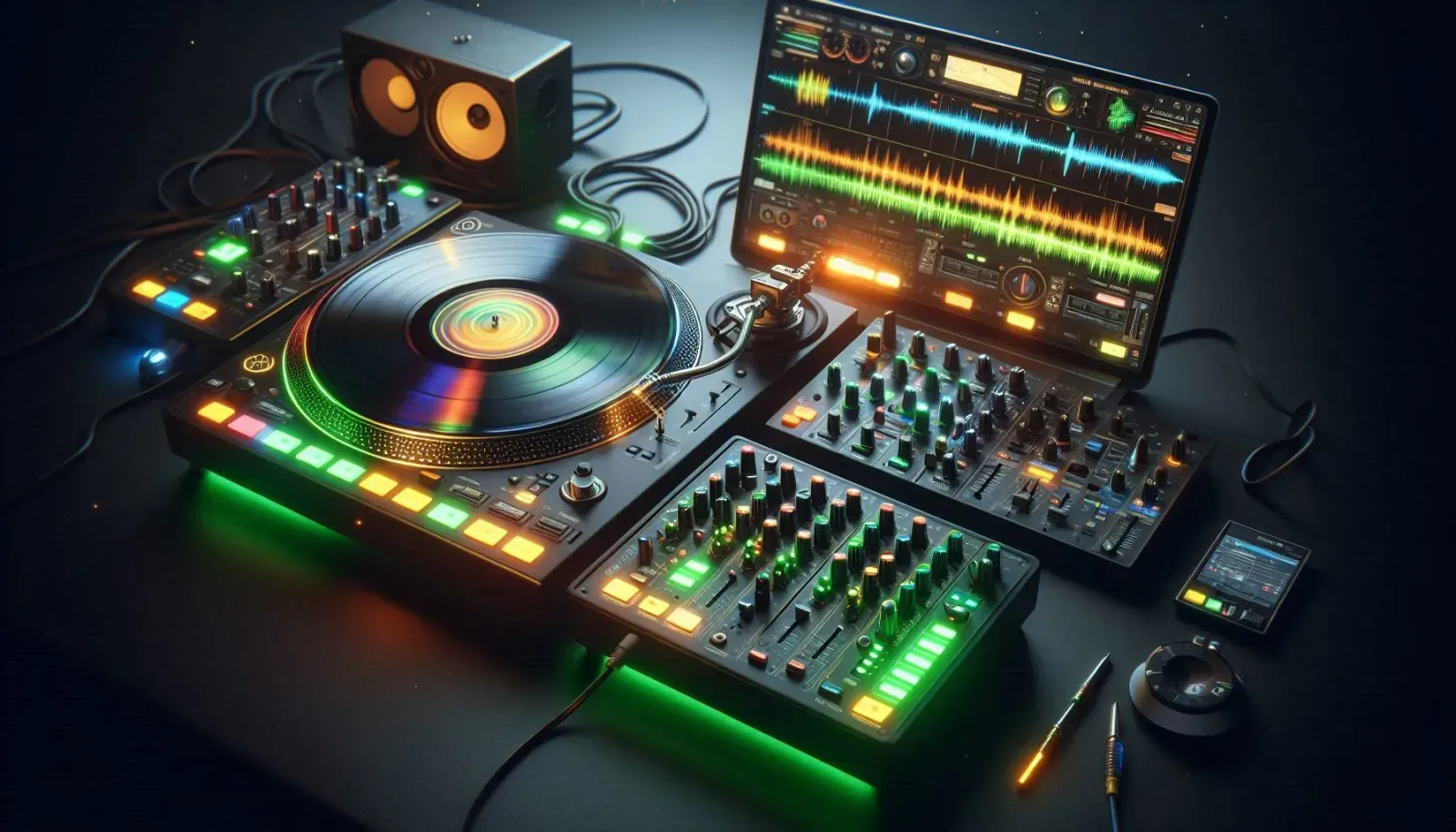 Sistema Híbrido: Giradiscos + UMC404HD + Mixxx en Linux