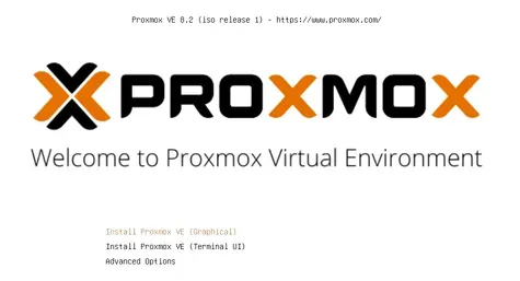 Bienvenido al entorno virtual de Proxmox