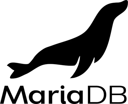 Logo de MariaDB en servidor LEMP