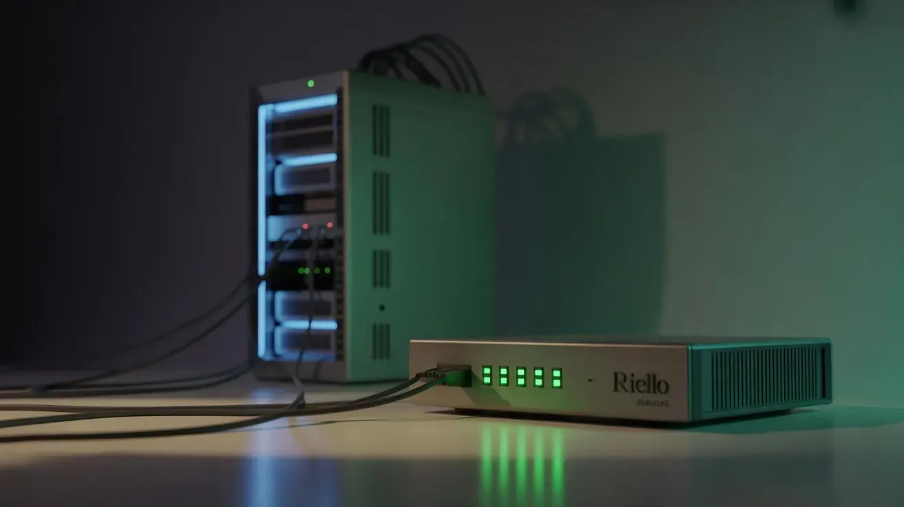 SAI Riello conectado a servidor Proxmox