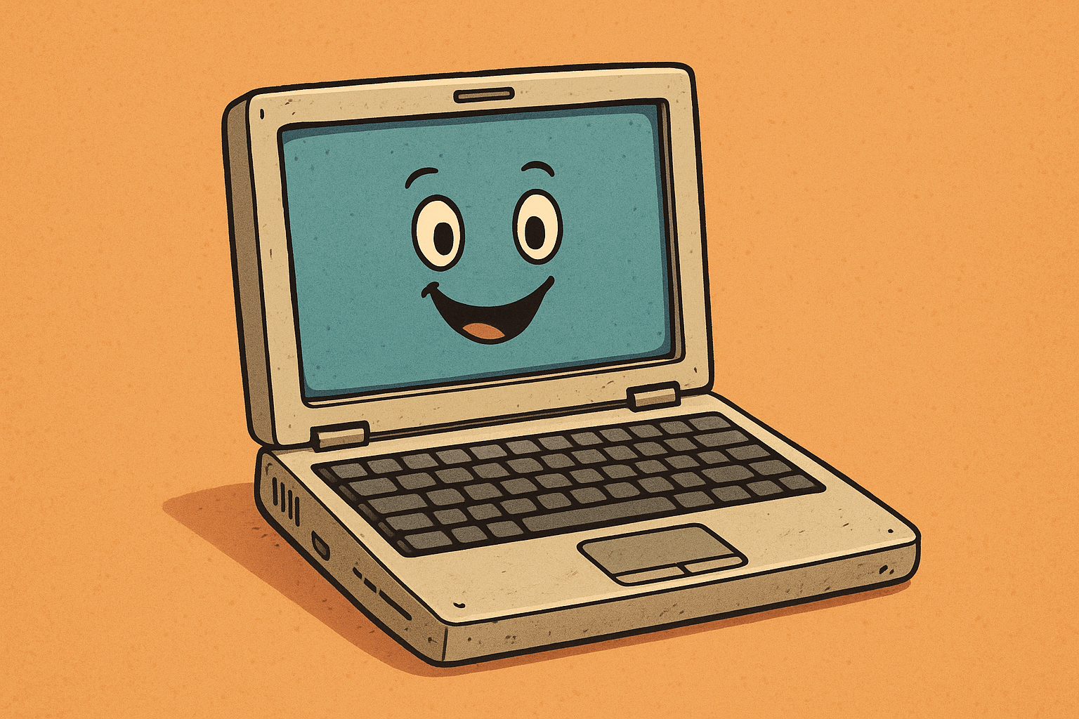 Ordenador portátil con Linux Qimo para niños