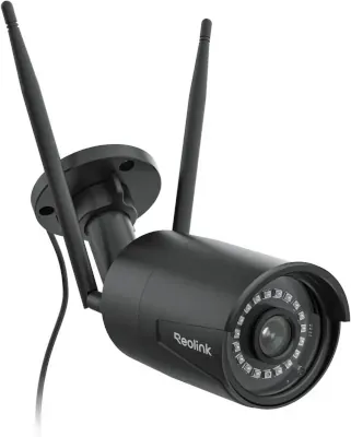 La Reolink RLC-510WA, conectada por Ethernet al Cudy y ya integrada en Home Assistant vía WebRTC. Cámara Reolink RLC-510WA integrada en Home Assistant vía WebRTC