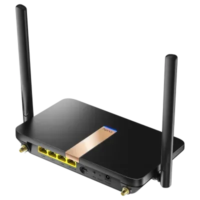 El Cudy LT500D, router 4G que hace de gateway WireGuard en la ubicación remota. Router 4G Cudy LT500D usado como gateway WireGuard en ubicación remota