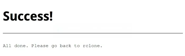 Acceso concedido con éxito