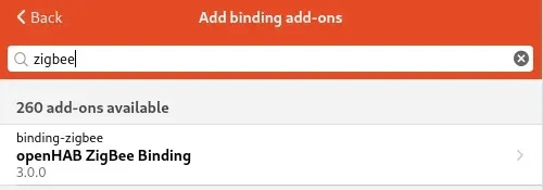 Buscar ZigBee Binding