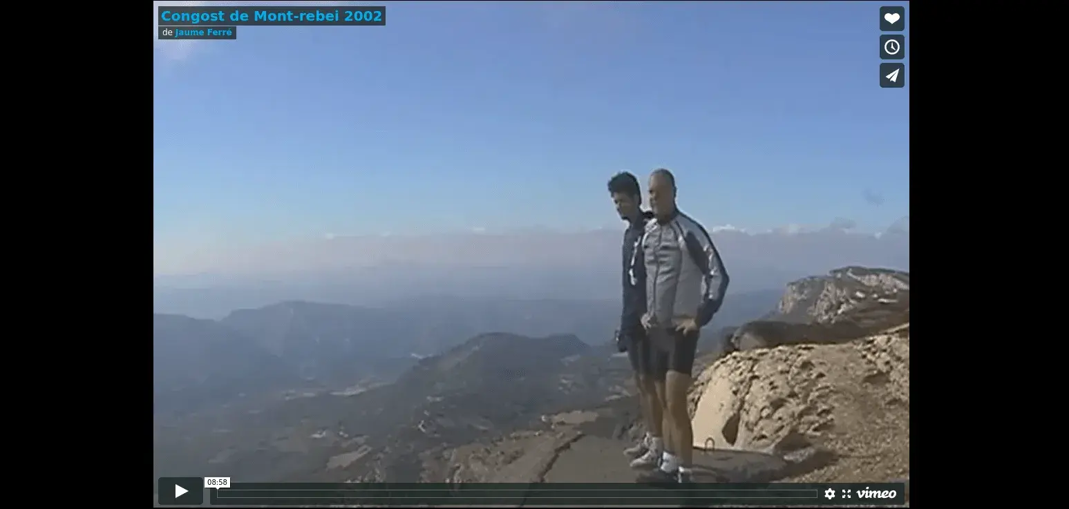 Vídeo - Congost de Montrebei (2002)