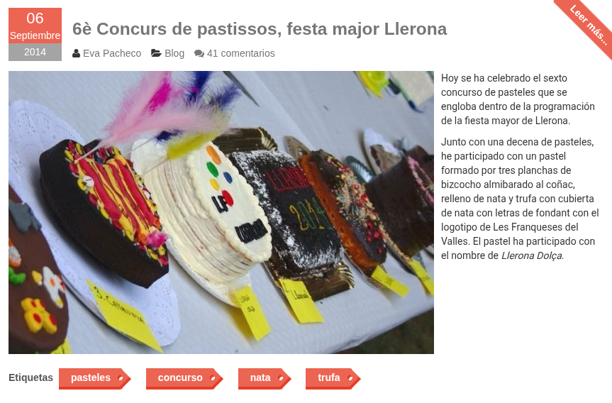 Eva Pacheco - Pastelería Artesanal